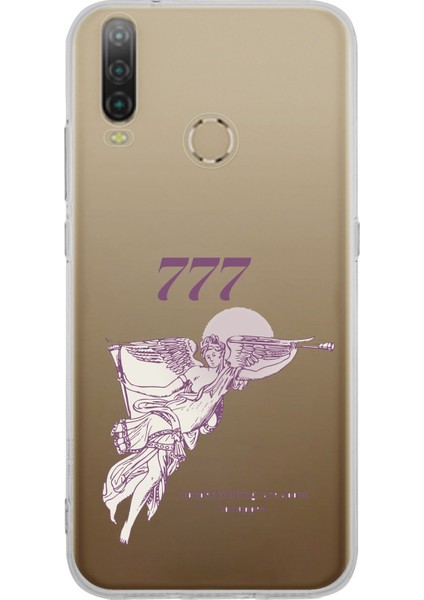 General Mobile Gm 10 Uyumlu 777 Melek Tasarımlı Baskılı Silikon Kılıf