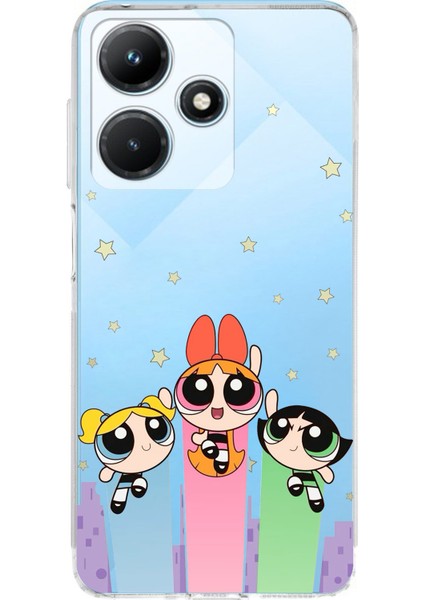 Infinix Hot 30I Uyumlu Powerpuff Girls Tasarımlı Baskılı Silikon Kılıf