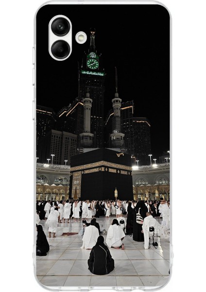 Samsung Galaxy A06 Uyumlu Kabe Umre Baskılı Silikon Kılıf