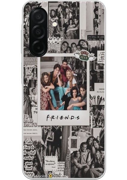 Samsung Galaxy A26 Uyumlu Friends Nostalji Tasarımlı Tasarımlı Baskılı Silikon Kılıf