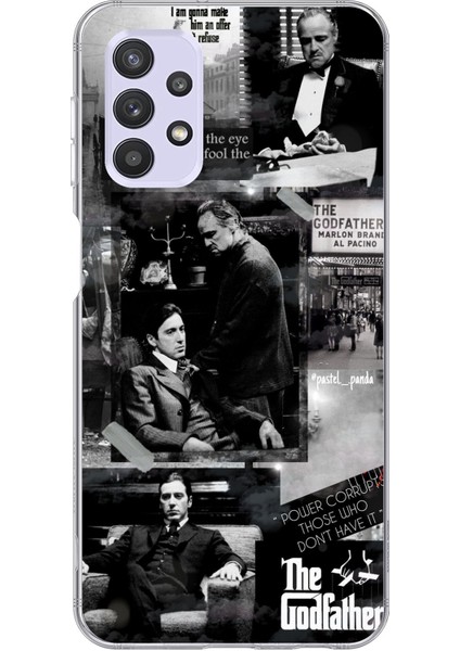 Samsung Galaxy A32 Uyumlu The Godfather Baba Film Tasarımlı Baskılı Silikon Kılıf