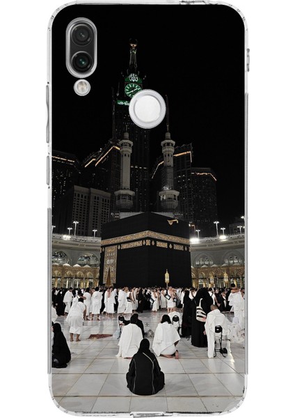 Redmi Note 7 Uyumlu Kabe Umre Baskılı Silikon Kılıf