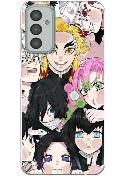 Samsung Galaxy M13 - M23 Uyumlu Demon Slayer Manga Baskılı Silikon Kılıf
