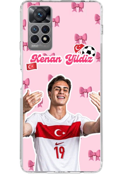 Redmi Note 12 Pro 4g Uyumlu Kenan Yıldız Kurdele Baskılı Silikon Kılıf