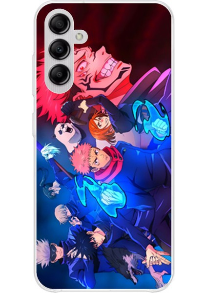 Samsung Galaxy A14 Uyumlu Jujutsu Kaisen Baskılı Silikon Kılıf