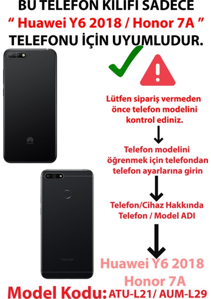 Huawei Y6 2018 - Honor 7A Uyumlu You Look Good Iskelet Tasarımlı Baskılı Silikon Kılıf fiyatları