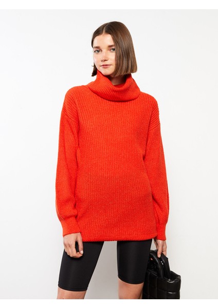 Yeni Sezon Dik Yaka Kadın Triko Tunik modelleri