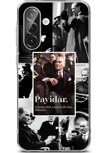 Samsung Galaxy A36 Uyumlu Atatürk Payidar Baskılı Silikon Kılıf