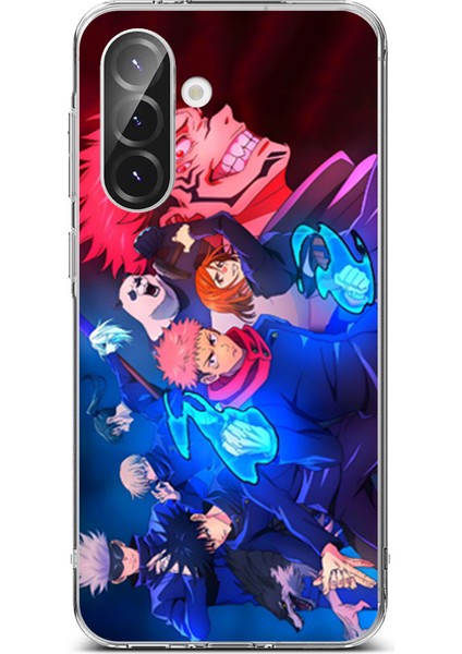 Samsung Galaxy A36 Uyumlu Jujutsu Kaisen Baskılı Silikon Kılıf