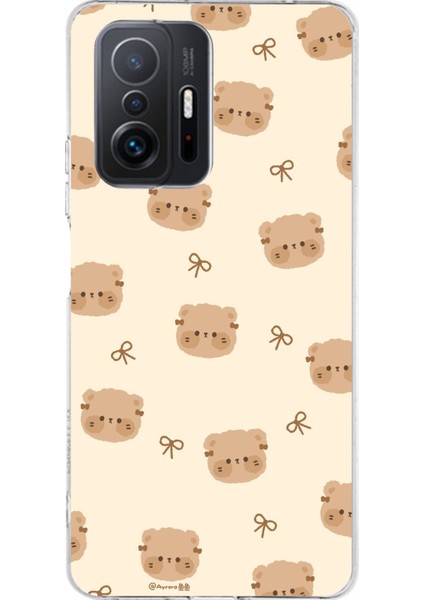 Xiaomi Mi 11T - 11T Pro Uyumlu Sevimli Ayıcıklar Baskılı Silikon Kılıf