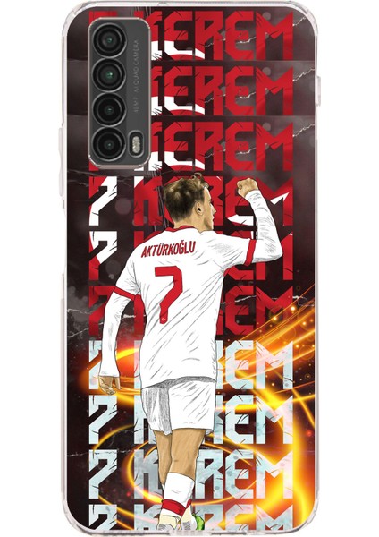 Huawei P Smart 2021 Uyumlu Kerem Aktürkoğlu Sevinç Baskılı Silikon Kılıf