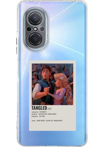 Huawei Nova 9 Se Uyumlu Rapunzel Tangled Tasarımlı Baskılı Silikon Kılıf