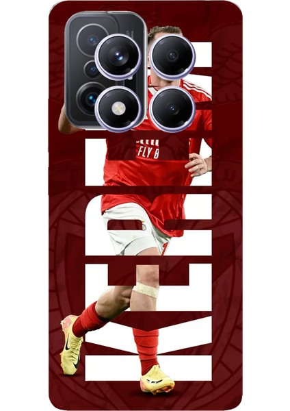 Redmi Note 14 Pro Plus 5g Uyumlu Kerem Aktürkoğlu Benfica Baskılı Silikon Kılıf