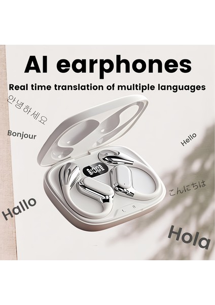 Aı Smart Translate Kulaklık – Kablosuz Gürültü Önleyici Bluetooth Headset | Spor, Seyahat ve Günlük Kullanım Için