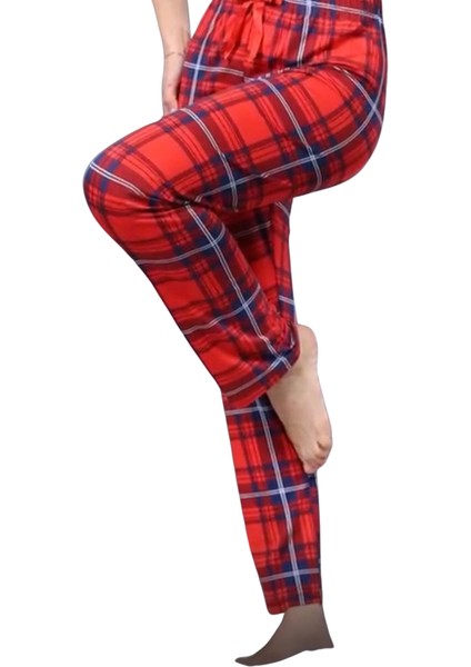 Pijama Altı Modal Ring Viskon Kumaş-Ekose Desenli fiyatları