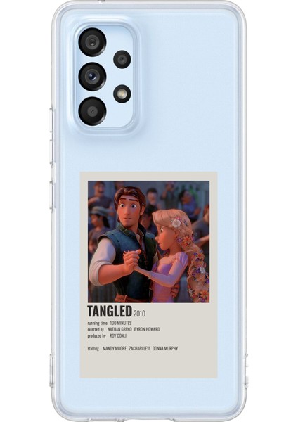 Samsung Galaxy A53 Uyumlu Rapunzel Tangled Tasarımlı Baskılı Silikon Kılıf