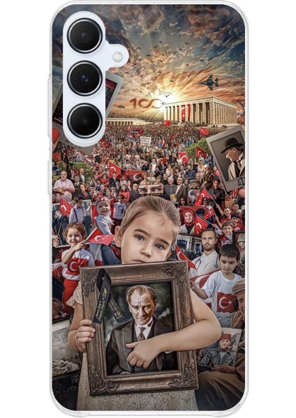 Samsung Galaxy A35 Uyumlu Atatürk Anıtkabir Baskılı Silikon Kılıf