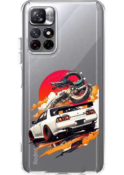 Redmi 10 Uyumlu Gtr Güneş Ejderha Tasarımlı Baskılı Silikon Kılıf