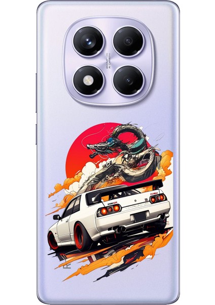 Redmi Note 14 Pro Plus 5g Uyumlu Gtr Güneş Ejderha Tasarımlı Baskılı Silikon Kılıf