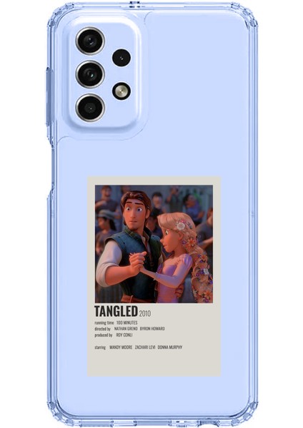 Samsung Galaxy A33 Uyumlu Rapunzel Tangled Tasarımlı Baskılı Silikon Kılıf