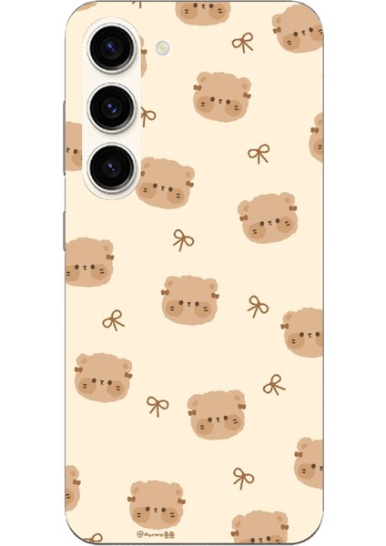 Samsung Galaxy S23 Uyumlu Sevimli Ayıcıklar Baskılı Silikon Kılıf