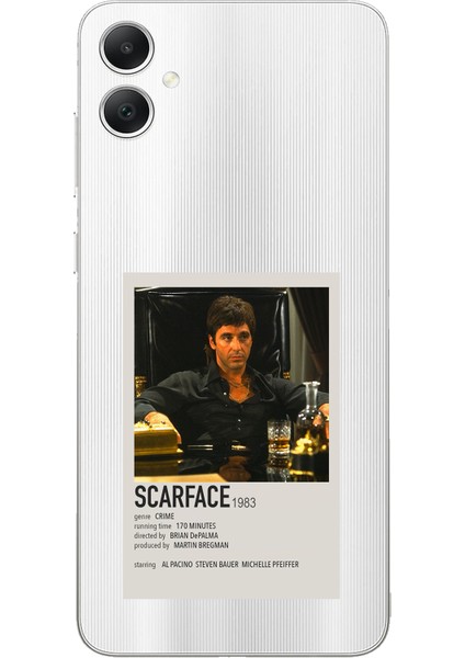 Samsung Galaxy A05 Uyumlu Scarface Mini Poster Tasarımlı Baskılı Silikon Kılıf
