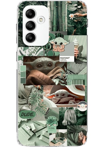 Samsung Galaxy A05S Uyumlu Yoda Kolaj Baskılı Silikon Kılıf