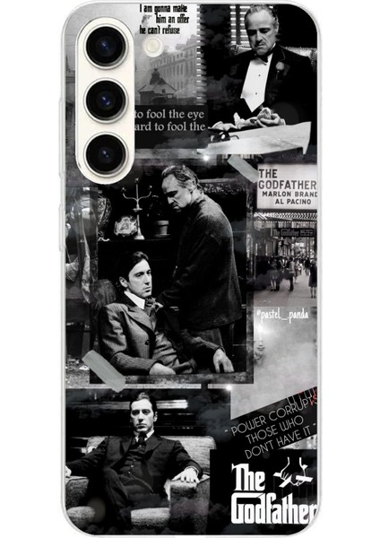 Samsung Galaxy S24 Plus Uyumlu The Godfather Baba Film Tasarımlı Baskılı Silikon Kılıf