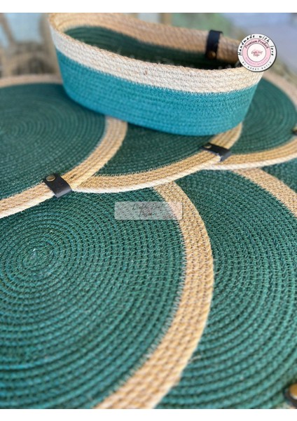 7 Prç Amerikan Servis Seti Supla Hediyelik Hasır Jüt Tress Yemek Masası Davet fiyatları