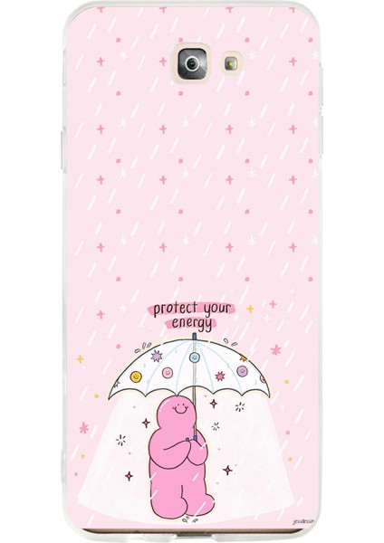 Samsung Galaxy J7 Prime Uyumlu Protect Your Energy Tasarımlı Baskılı Silikon Kılıf