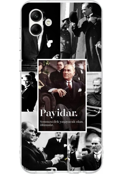 Samsung Galaxy A06 Uyumlu Atatürk Payidar Baskılı Silikon Kılıf