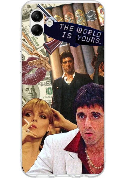 Samsung Galaxy A06 Uyumlu The Worlds Is Yours Tasarımlı Baskılı Silikon Kılıf