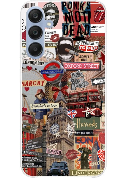 Samsung Galaxy A25 Uyumlu Londra Baskılı Silikon Kılıf