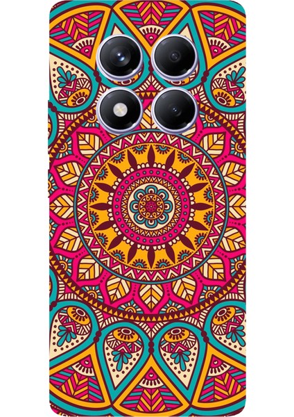 Redmi Note 14 Pro Plus 5g Uyumlu Mandala Baskılı Silikon Kılıf