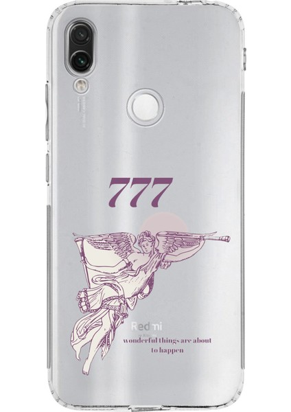 Redmi Note 7 Uyumlu 777 Melek Tasarımlı Baskılı Silikon Kılıf