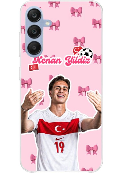 Samsung Galaxy A25 Uyumlu Kenan Yıldız Kurdele Baskılı Silikon Kılıf