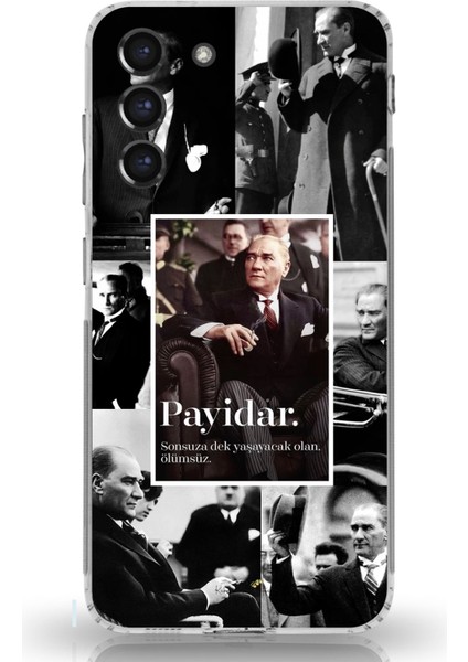 Samsung Galaxy S21 Fe Uyumlu Atatürk Payidar Baskılı Silikon Kılıf