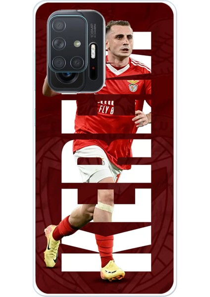 Samsung Galaxy A71 Uyumlu Kerem Aktürkoğlu Benfica Baskılı Silikon Kılıf
