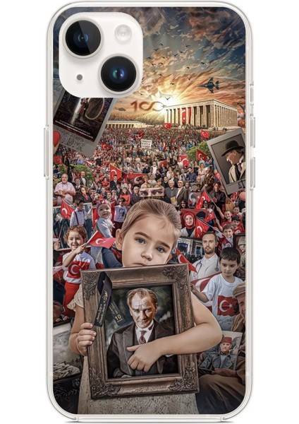 iPhone 13 - 14 Uyumlu Atatürk Anıtkabir Baskılı Silikon Kılıf