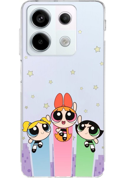 Redmi Note 13 Pro 5g Uyumlu Powerpuff Girls Tasarımlı Baskılı Silikon Kılıf