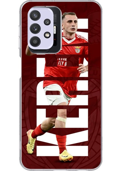 Samsung Galaxy A32 Uyumlu Kerem Aktürkoğlu Benfica Baskılı Silikon Kılıf