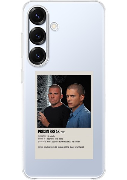 Samsung Galaxy S25 Uyumlu Prison Break Tasarımlı Baskılı Silikon Kılıf