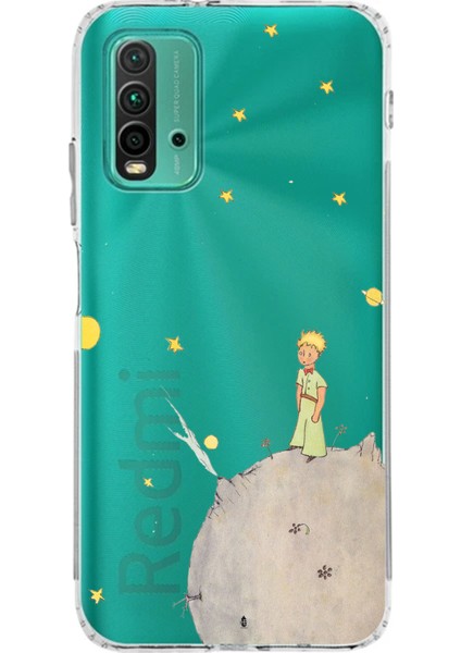 Redmi 9t - Poco M3 Uyumlu Küçük Prens Tasarımlı Baskılı Silikon Kılıf