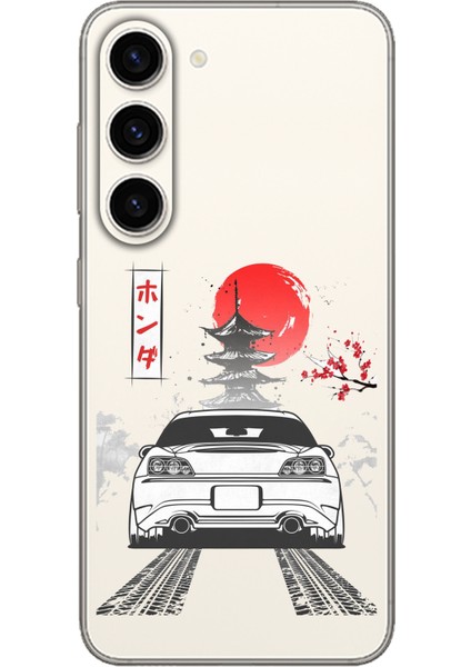 Samsung Galaxy S23 Uyumlu S2000 Tasarımlı Baskılı Silikon Kılıf