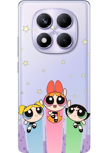 Redmi Note 14 Pro Plus 5g Uyumlu Powerpuff Girls Tasarımlı Baskılı Silikon Kılıf