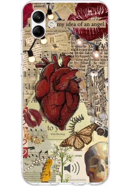 Samsung Galaxy A06 Uyumlu Vampire Diaries Vintage Baskılı Silikon Kılıf