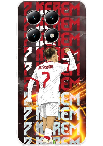 Xiaomi Mi 14T Pro Uyumlu Kerem Aktürkoğlu Sevinç Baskılı Silikon Kılıf