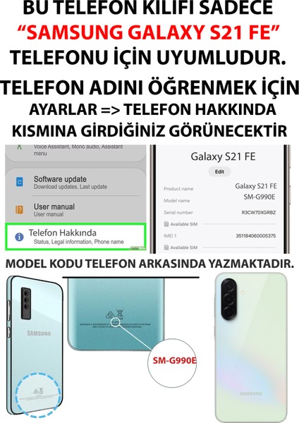 Samsung Galaxy S21 Fe Uyumlu Büyük Kırmızı Fiyonklar Baskılı Silikon Kılıf fiyatları