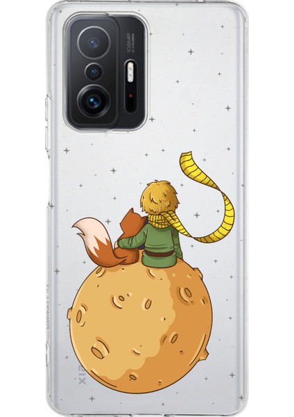 Xiaomi Mi 11T - 11T Pro Uyumlu Küçük Prens Gezegen Boa Tasarımlı Baskılı Silikon Kılıf
