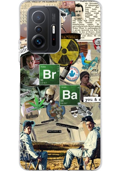 Xiaomi Mi 11T - 11T Pro Uyumlu Breaking Bad Kolaj Baskılı Silikon Kılıf